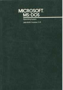 Microsoft MS – DOS