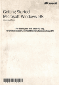 Getting started Micorsoft Windows 98