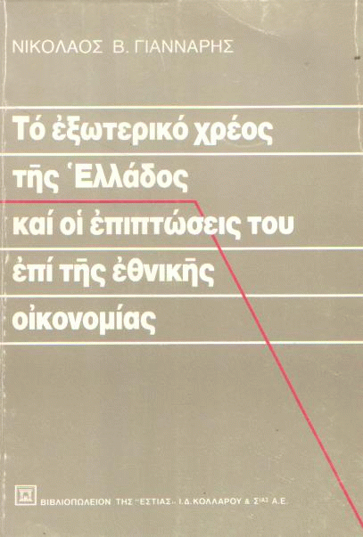 Το εξωτερικό χρέος της Ελλάδος και οι επιπτώσεις του επί της εθνικής οικονομίας